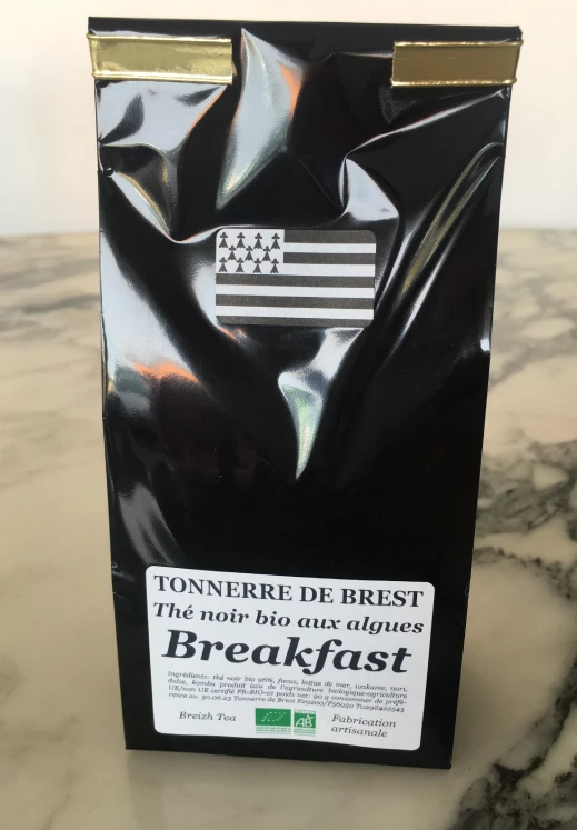 Schwarzer Frühstück Tee aus kbA mit Algen 90 g