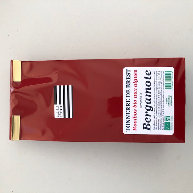 Red organic rooibos tea with seaweed and bergamote 90 g