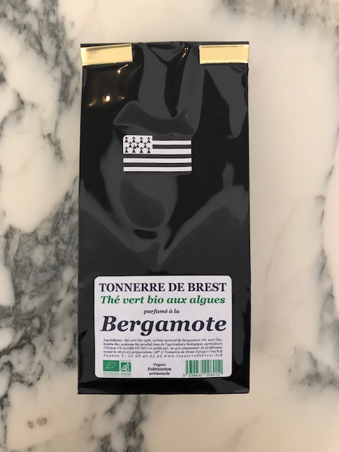 Tonnerre de Brest organic green tea with seaweed and bergamot 90 g
