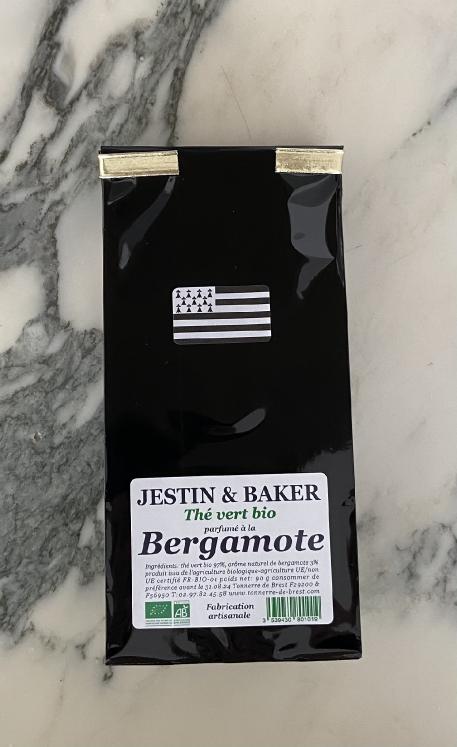Thé vert bio Jestin & Baker à la Bergamote 90 g
